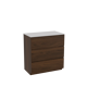 Storke Edge meuble salle de bains avec tablette pour vasques Tavola