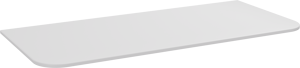 Storke Tavola Soft tablette simple solid surface blanc mat 100 x 46 cm