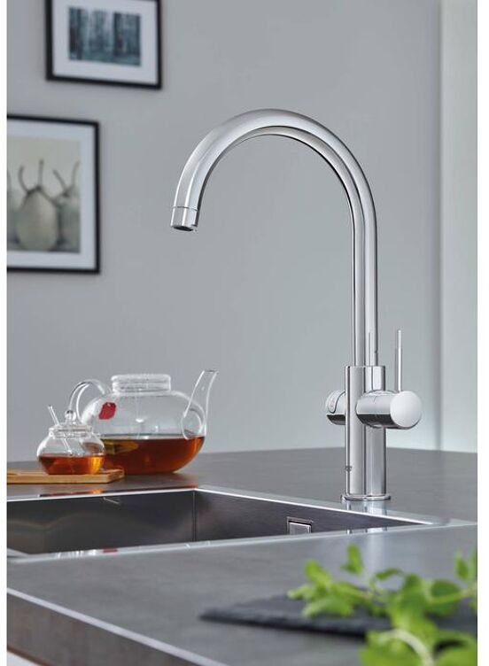 Grohe Red Duo keukenkraan en boiler chroom 30374001