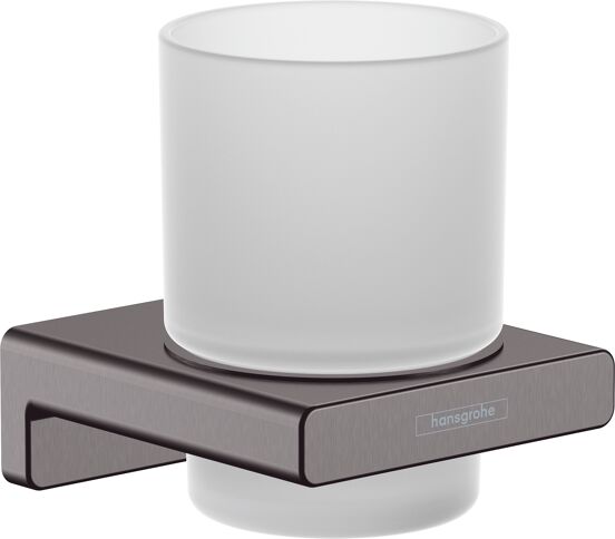 Hansgrohe AddStoris Zahnbürstenhalter brushed black chrome