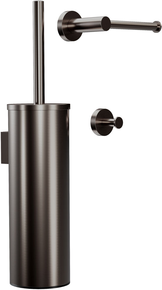 Blaufoss Harmony wc-accessoireset Brushed GunMetal