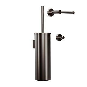Blaufoss Harmony WC-Zubehör-Set, Brushed GunMetal