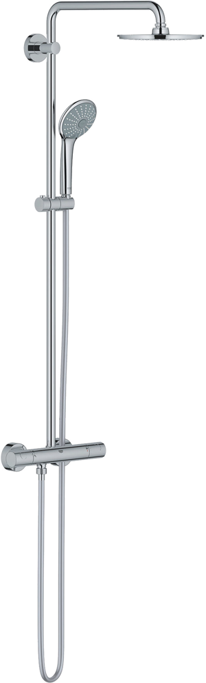 Grohe Euphoria System 210 Duschsystem: Chrom glänzend