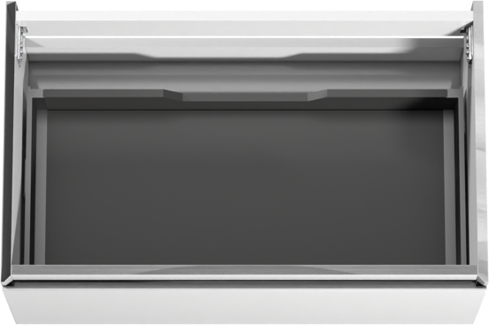 Storke Edge zwevende wastafelonderkast 85 x 52 cm hoogglans wit 1 lade