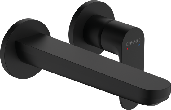 Hansgrohe Rebris 200 robinet de lavabo encastré noir mat
