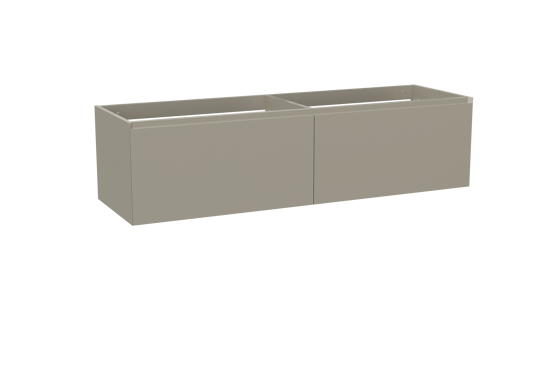 Balmani Idra zwevende wastafelonderkast 180 x 55 cm steengrijs 4 lades