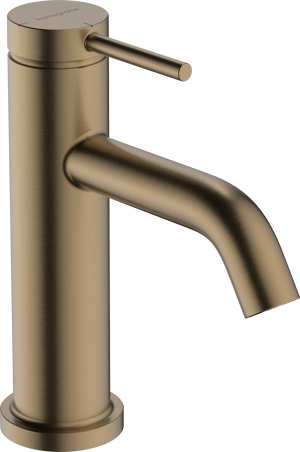 Hansgrohe Tecturis S80 verlaagde wastafelkraan brushed bronze