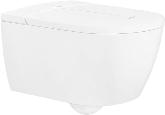 Villeroy & Boch ViClean-I100 douche toilet glanzend wit randloos