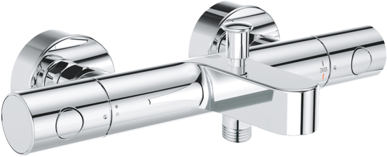 Grohe Grohtherm 800 Cosmopolitan robinet de bain thermostatique chrome brillant