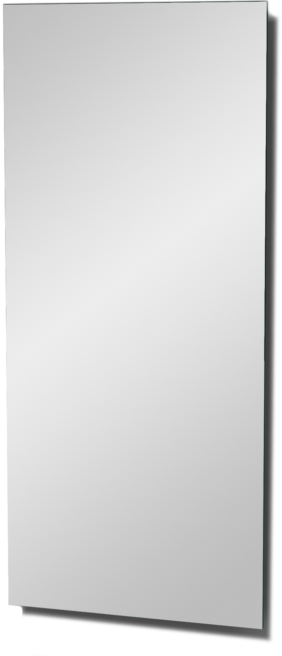 Storke Curvado Badspiegel: Rechteckig, 40 x 90 cm