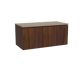 Storke Ribs badkamermeubel met Panton wastafelblad voor waskom(men)