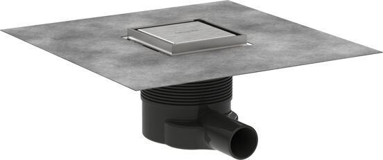 Hansgrohe RainDrain Brillance doucheput 10cm RSV Look