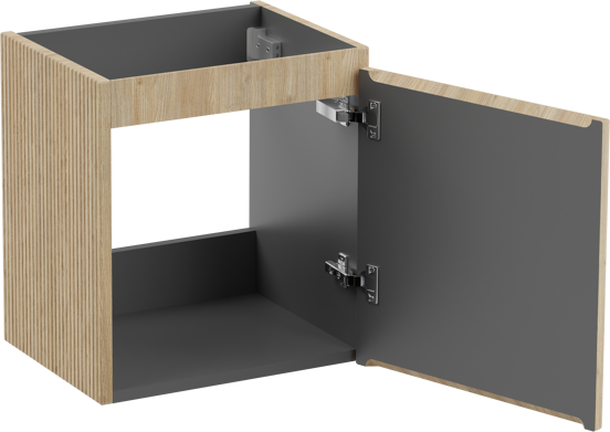 Storke Ribs hängend Bad-Unterschrank 45 x 35 cm eiche rauh