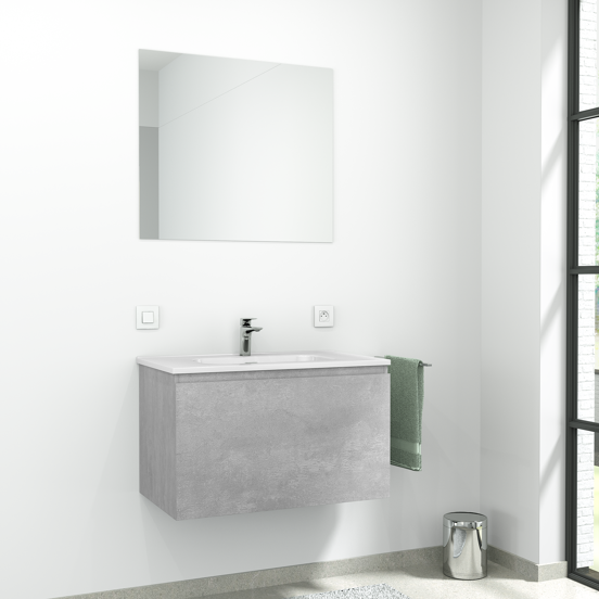 Linie Vivor miroir rectangulaire 80 x 70 cm
