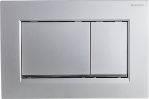 Sigma 30 bedieningspaneel mat chroom voor UP320 of UP720 inbouwreservoir