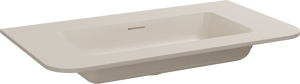 Storke Mata Soft Einzelwaschtisch Beige Granit solid surface 80 x 46 cm