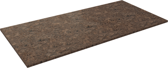 Balmani Stretto enkel of dubbel wastafelblad Dark Emperador marmer 120 x 55 cm