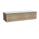 Storke Edge badkamermeubel met Tavola wastafelblad voor waskom(men)