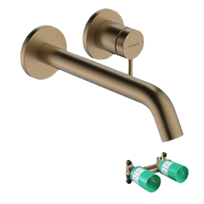 Hansgrohe Tecturis S robinet de lavabo à encastrer brushed bronze incl élément intégré