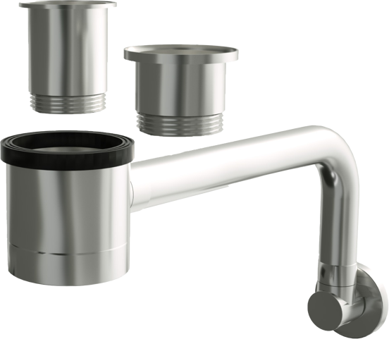 Santeg Styledrain UN/UP-X 5/4"- 32 mm, CoolMetal gebürstet