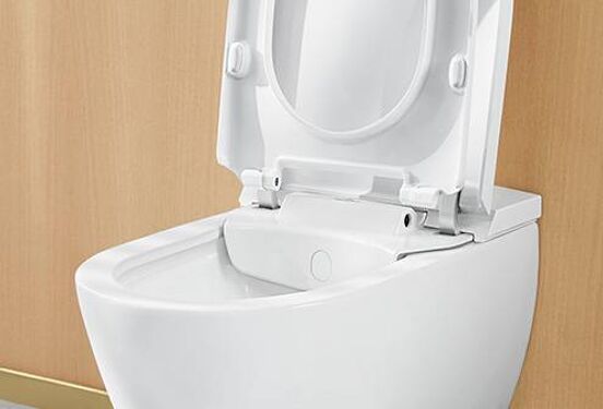 Villeroy & Boch ViClean-I100 douche toilet glanzend wit randloos