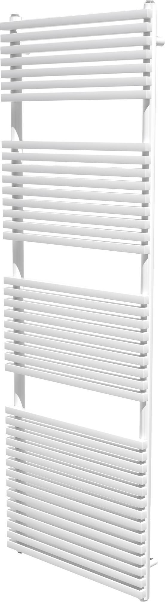 Vipera Vesuvio einzel Handtuchheizkörper 60 x 180 cm elektrische Heizung weiß matt Seiten- und Mittelanschluss 1.385W, inkl. Widerstand, nicht für Deutschland geeignet
