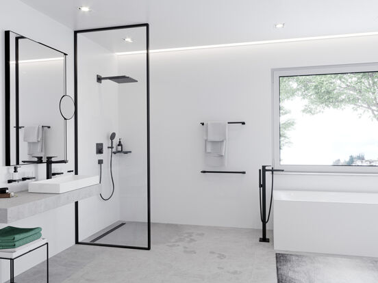 Hansgrohe AddStoris Lotionspender schwarz matt