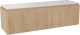 Balmani Eclips badkamermeubel met Eclips wastafelblad voor waskom(men)
