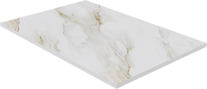 Luca Varess Suite douchebak 140 x 90 cm composietmarmer Marble Gold 