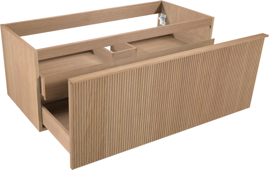 Balmani Forma meuble sous-vasque suspendu 120 x 55 cm chêne naturel 2 tiroirs