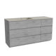 Storke Edge badkamermeubel met Diva Wastafel