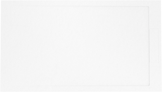 Balmani Indus douchebak 140 x 80 cm composietmarmer mat wit leisteenstructuur