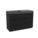 Storke Edge meuble salle de bains avec plan vasque Scuro High