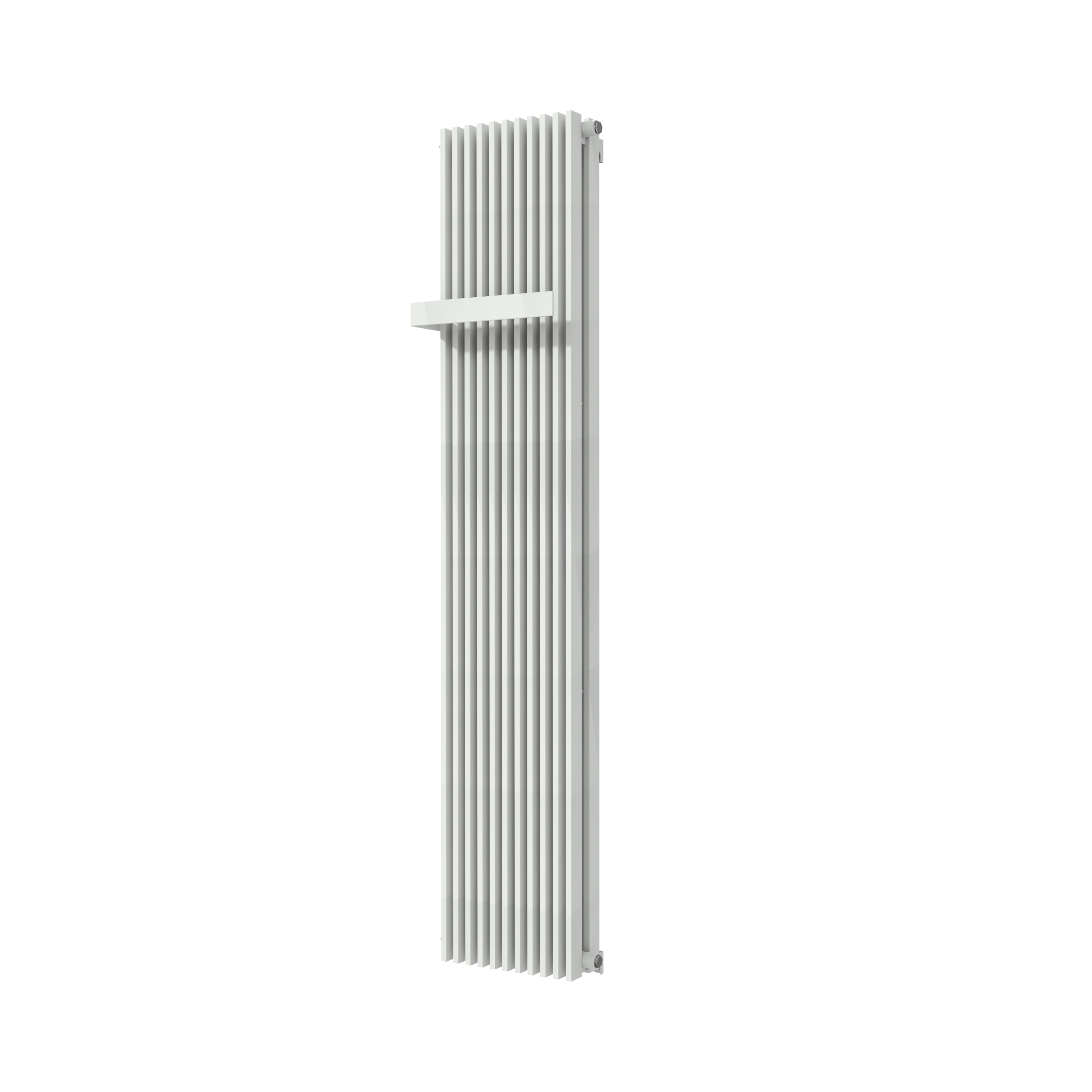 Vipera Corrason dubbele badkamerradiator 40 x 180 cm centrale verwarming mat wit zij- en middenaansluiting 2,238W