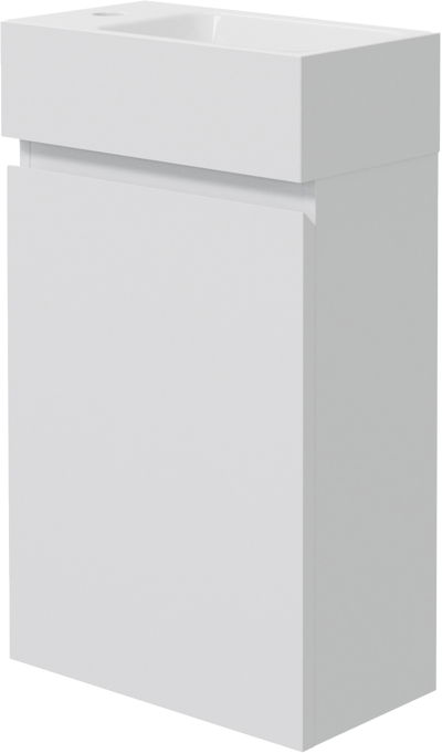Linie Lado Gäste-WC Möbel mit Vano Waschtisch