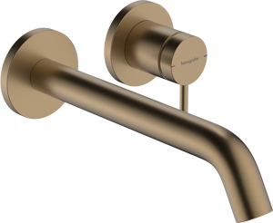 Hansgrohe Tecturis S inbouw wastafelkraan brushed bronze