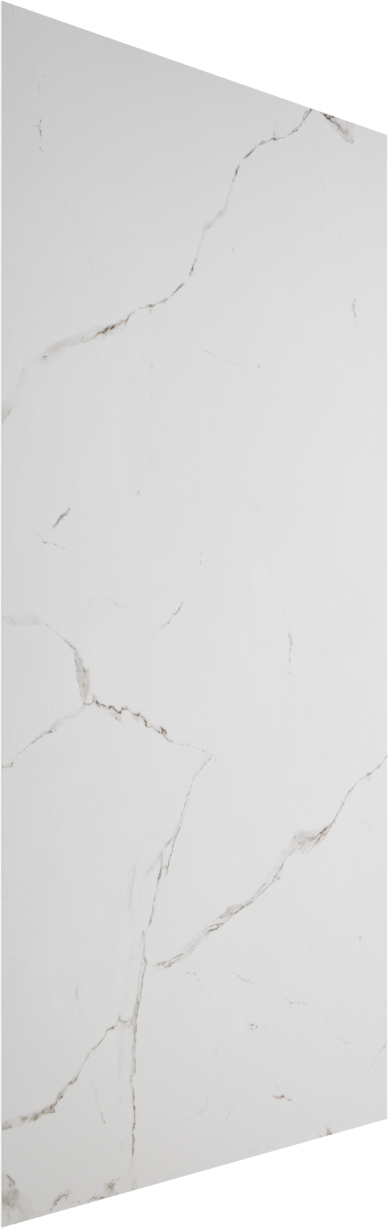 Luca Varess Artdeco revêtement mural de douche 120 x 244 cm alu-composite  aspect marbre blanc