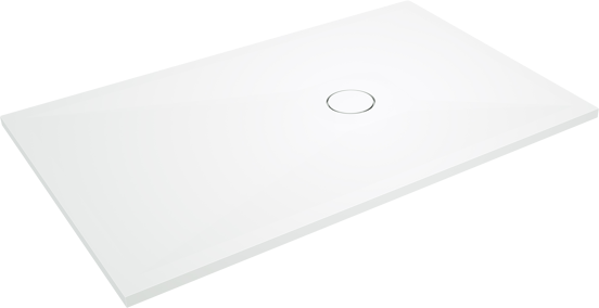 Balmani Lago receveur de douche 140 x 80 cm Solid Surface blanc mat