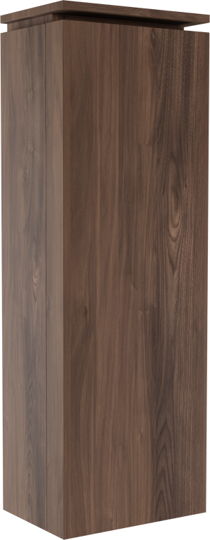 Balmani Eclips hängender Hochschrank Rechts Amerikanischer Nussbaum 44 x 32 x 130 cm