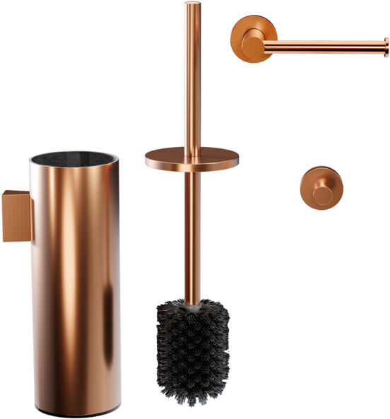 Blaufoss Harmony set d'accessoires de toilette Brushed Rosegold