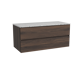 Storke Edge badkamermeubel met Tavola wastafelblad voor waskom(men)