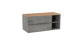 Storke Edge badkamermeubel met Panton wastafelblad voor waskom(men)