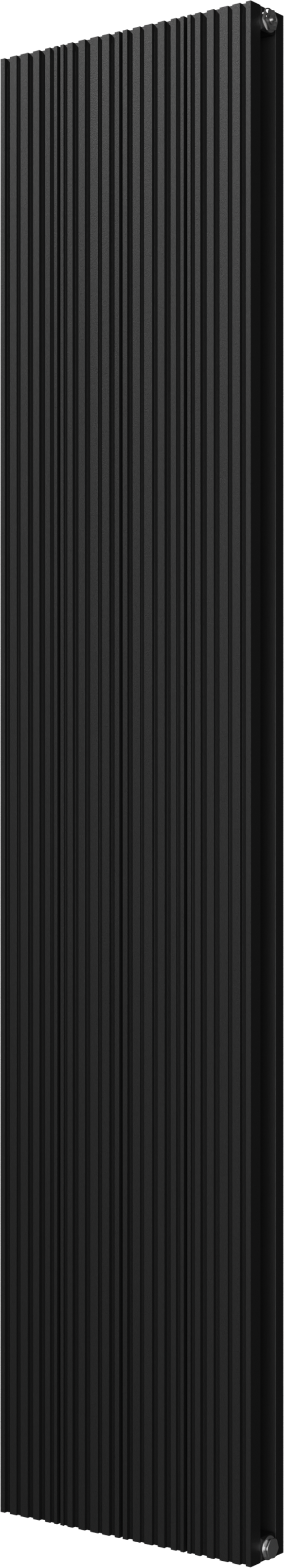 Vipera Mares sèche-serviettes double 37,5 x 180 cm chauffage central noir mat raccordements latéral et central possibles 1477W