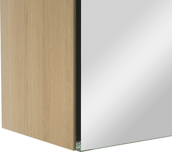 Storke Reflecta spiegelkast 65 x 75 cm natuur eik