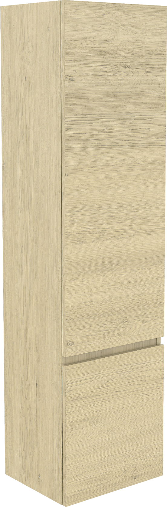 Balmani Cubo/Lucida colonne salle de bains suspendue droite chêne vieilli 45 x 35 x 169 cm