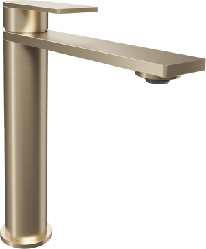 Blaufoss Fenix robinet de lavabo surélevé brushed champagne gold