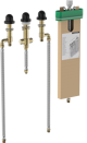Hansgrohe set de base pur mitigeur de baignoire sur gorge