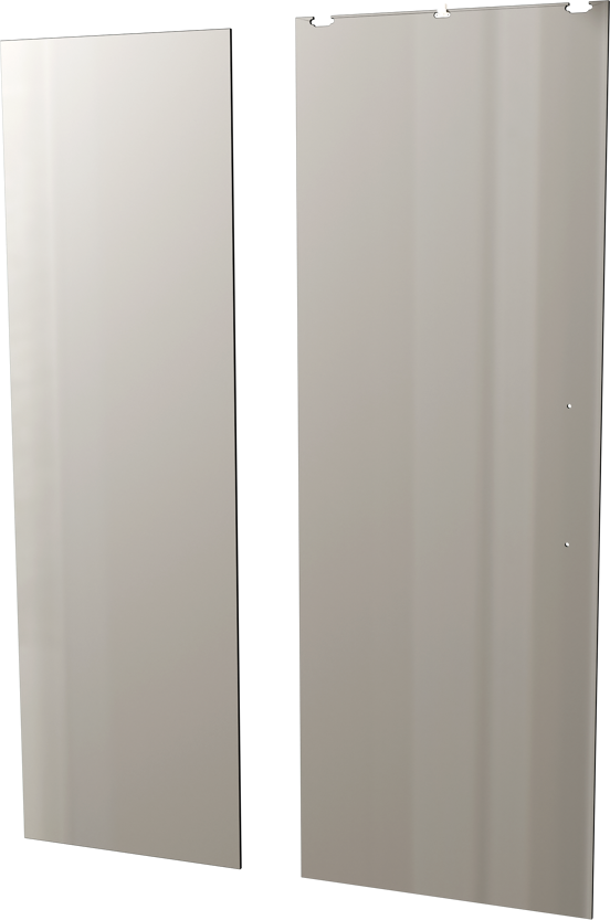 Balmani Senses Design douche schuifdeur links 140 cm x 210 cm Reflex spiegelglas