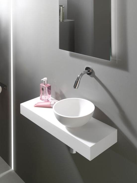 Balmani Nova handenwasser 60 x 20 cm matte Solid Surface