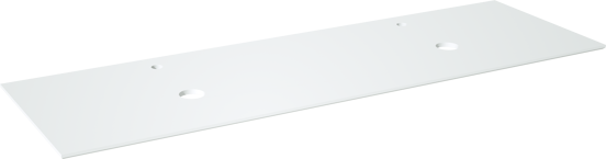 Balmani Facetta dubbel tablet matte Solid Surface 180 x 55 cm